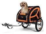 TrendPet DogBus S - Gefederter Aluminium Fahrradanhänger für kleine bis mittlere Hunde