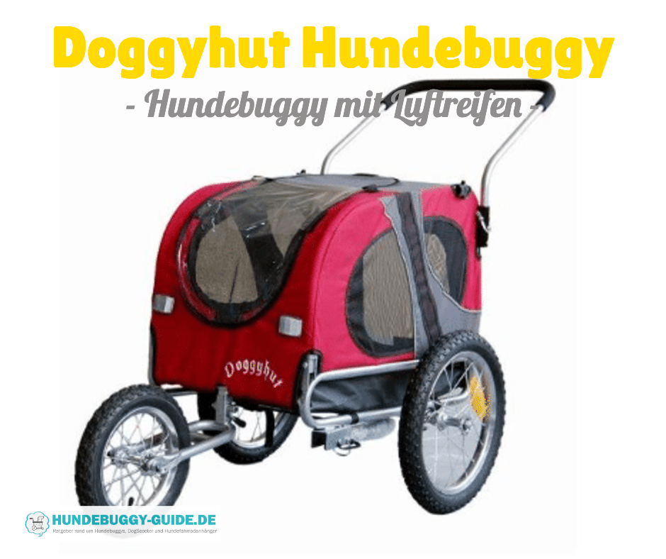 doggyhut hundebuggy mit luftreifen