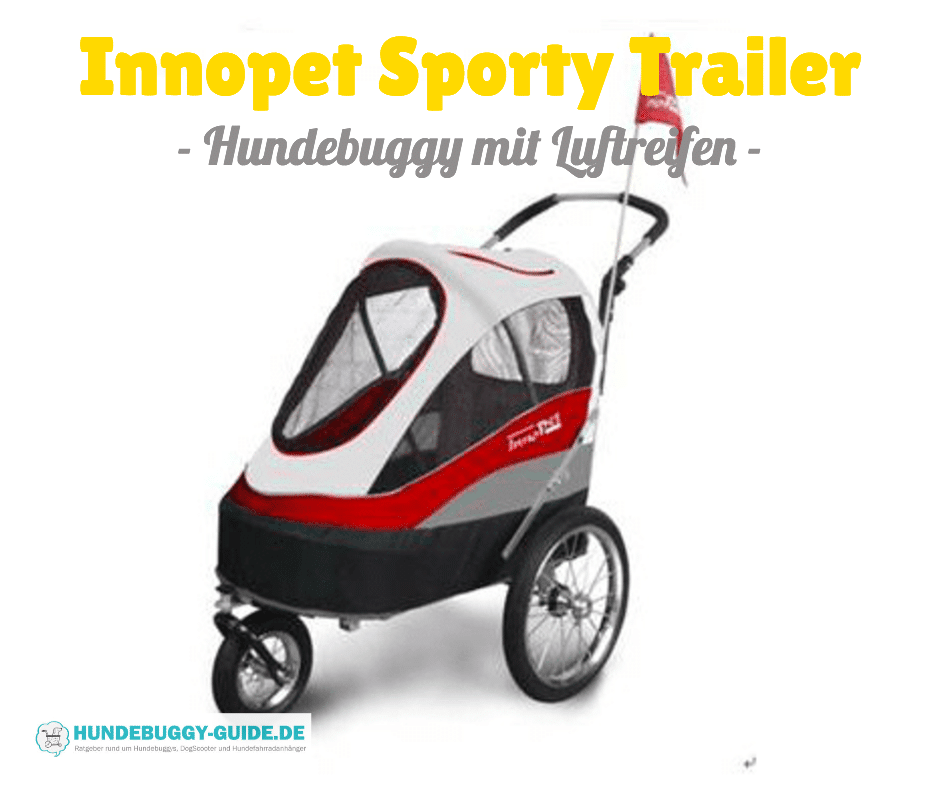 hundebuggy mit luftreifen innopet sporty trail